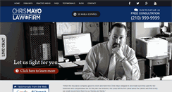 Desktop Screenshot of chrismayolaw.com